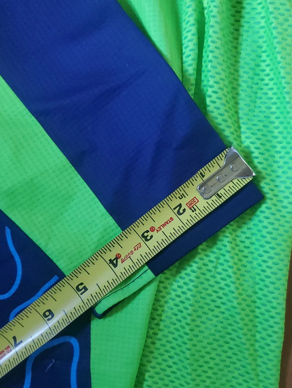 FKV Racing Motocross Jersey in Neon Green & Navy Blue - Picture 7 of 11